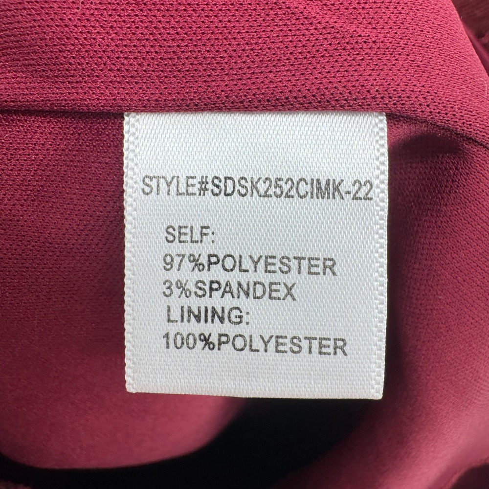 Altard State Colorblock Corduroy Mini Skirt Small Black Burgundy Mustard Cream - Picture 9 of 10